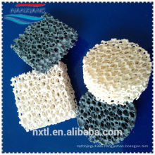 Sic Ceramic Foam Filter 10-40 ppi Aluminium casting ceramic foam/honeycomb filter